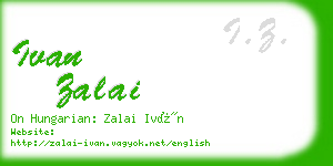 ivan zalai business card